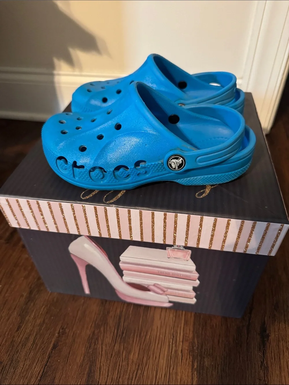 CROCS Kid’s  Bright Blue Classic Clogs
